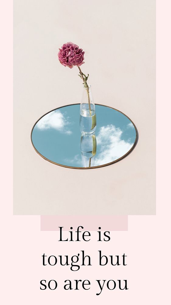 Life quote Instagram story template