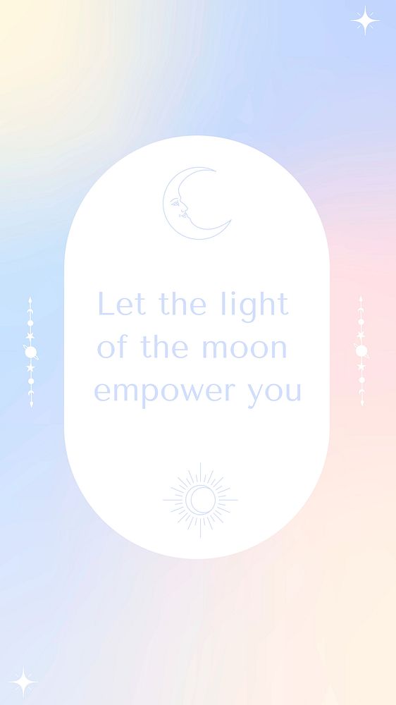 Spirituality  quote Instagram story template