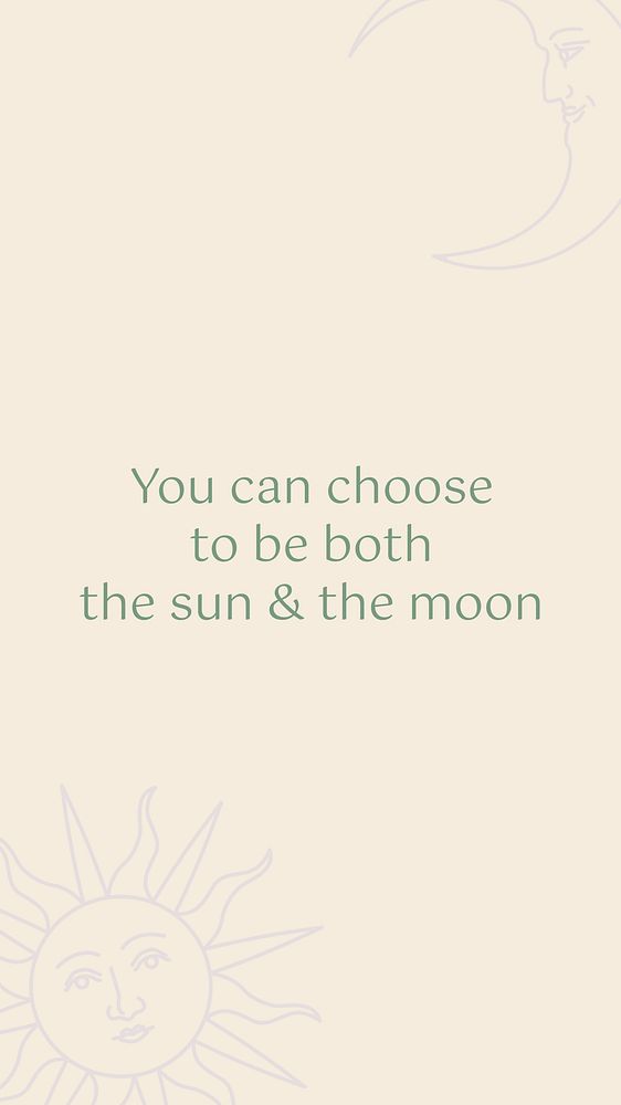 Positivity quote Instagram story template