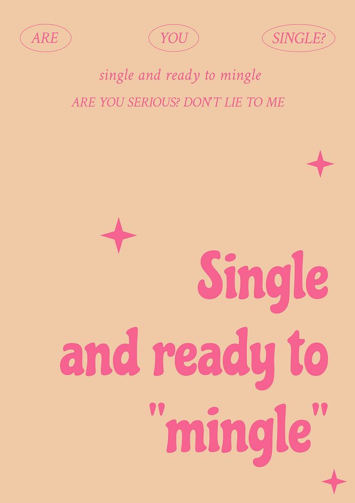 Dating quote  poster template