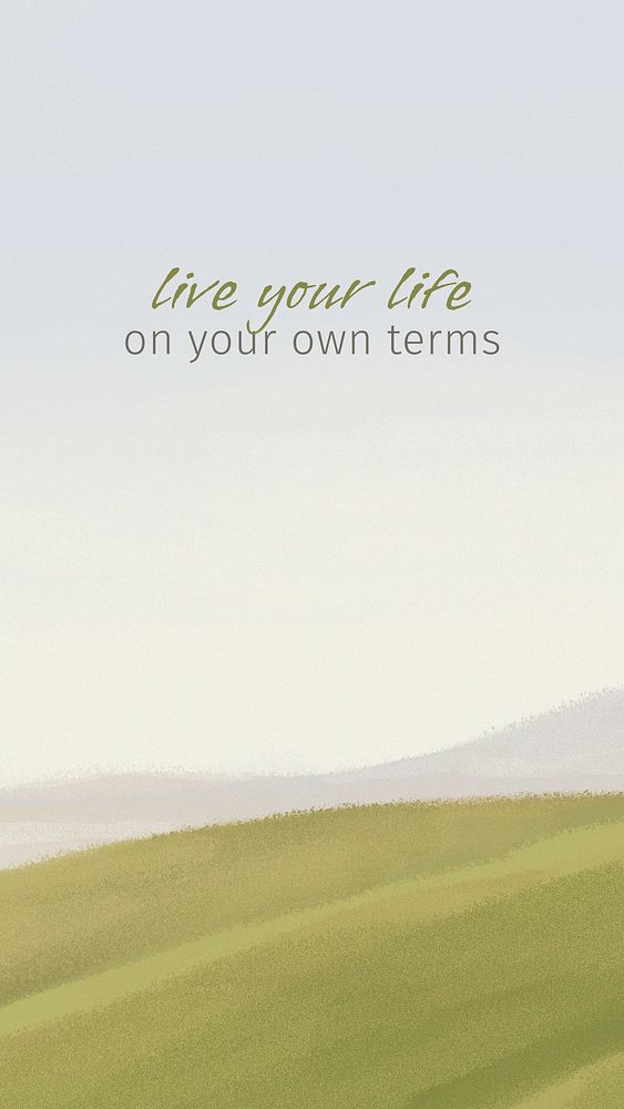 Lifestyle quote Instagram story template