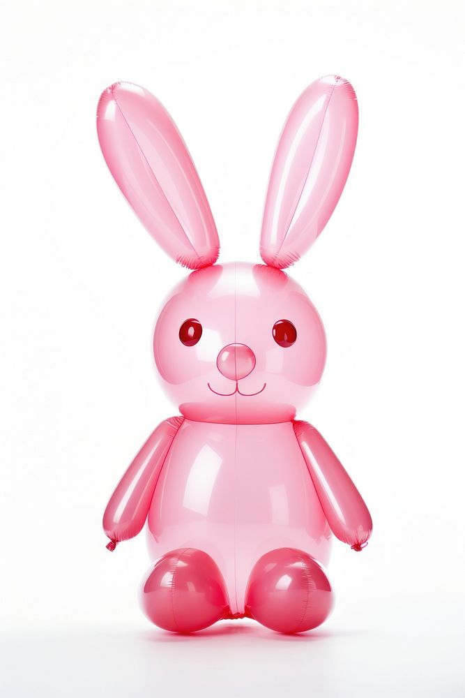 Rabbit balloon cute toy. AI generated Image by rawpixel.