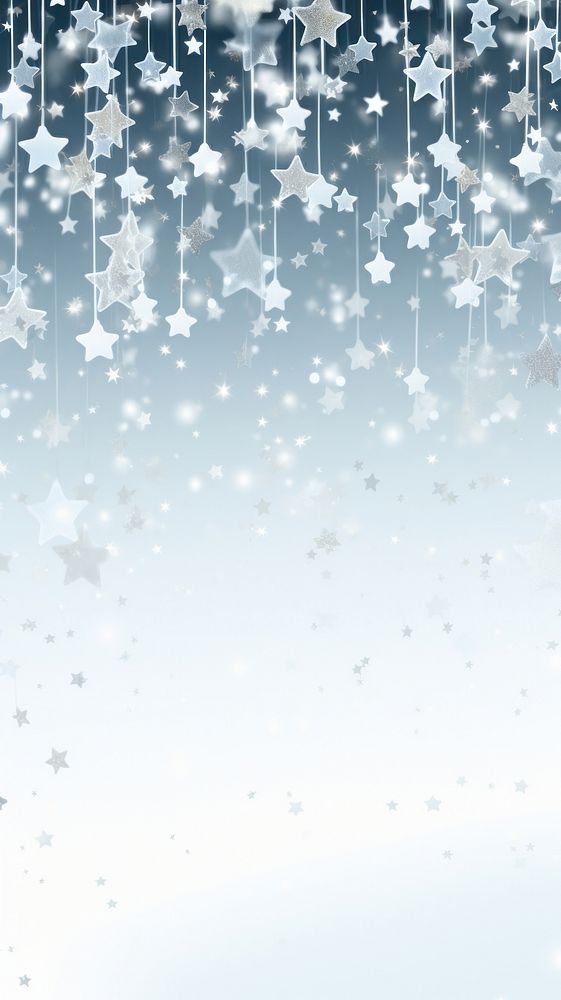 Shiny glitter stars backgrounds christmas snowflake. AI generated Image by rawpixel.