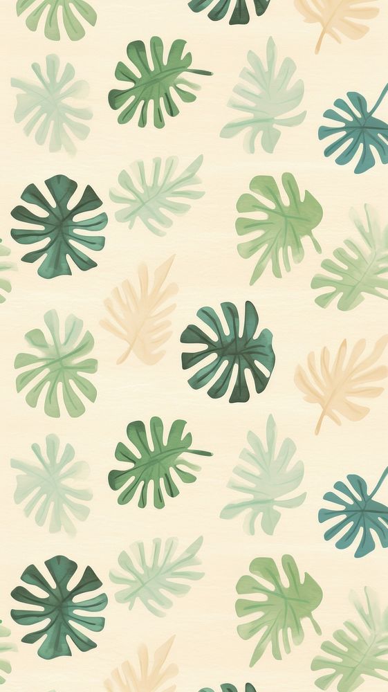 Monstera pattern plant paper. AI generated Image by rawpixel.