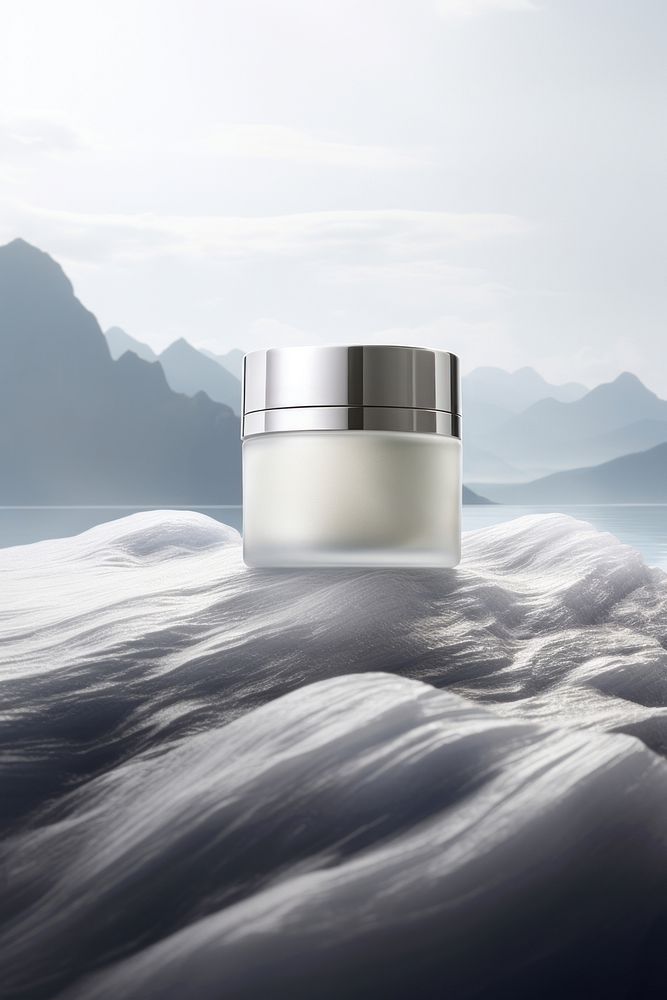 Skin care nature landscape mountain. AI generated Image by rawpixel.
