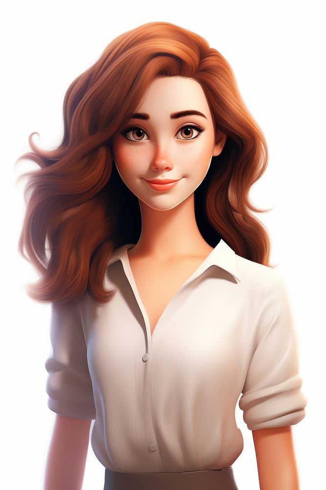 A happy woman portrait blouse adult. AI generated Image by rawpixel.