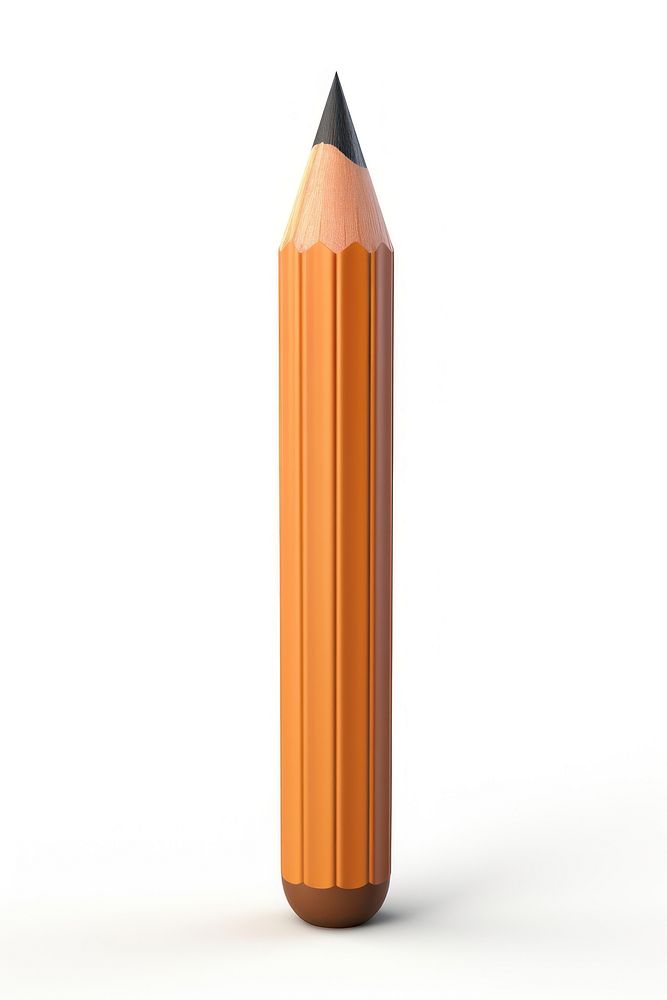 Pencil white background creativity education. AI generated Image by rawpixel.