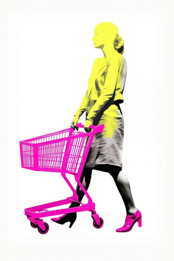 Woman shoping shopping footwear adult. AI generated Image by rawpixel.