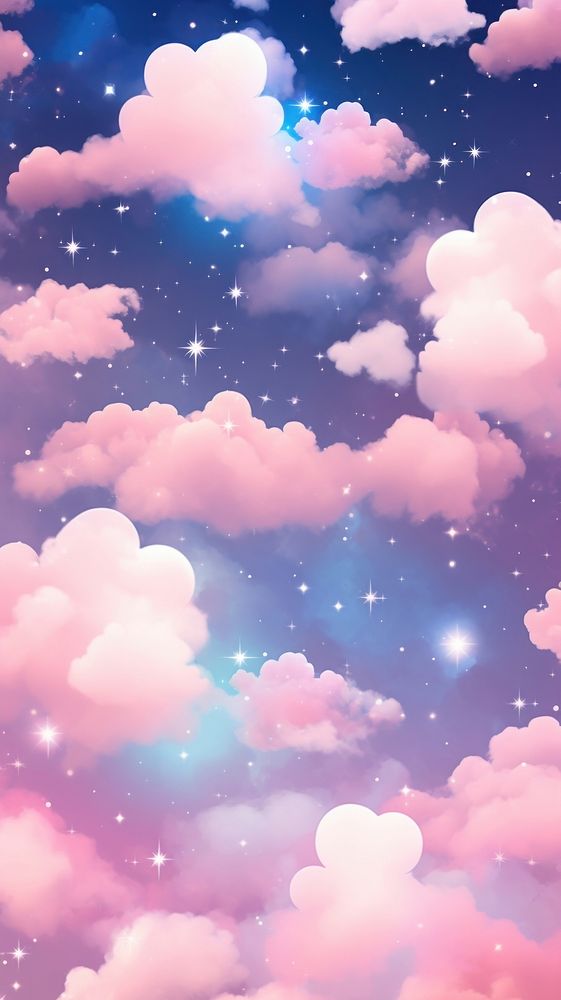 Cute wallpaper cloud sky backgrounds. | Free Photo Illustration - rawpixel