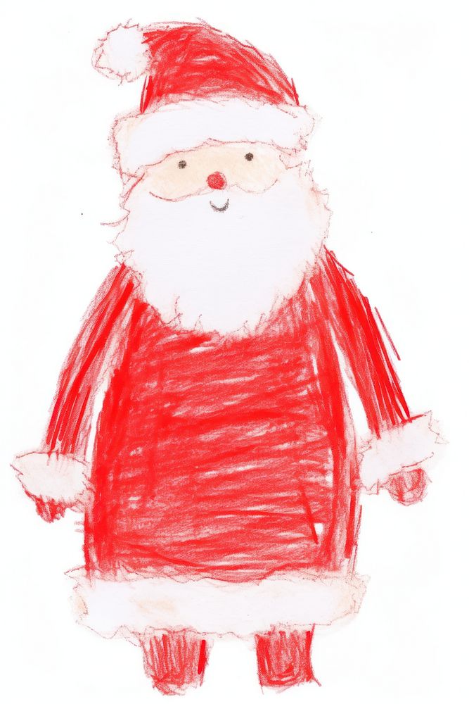 Santa claus snowman drawing winter. AI generated Image by rawpixel.