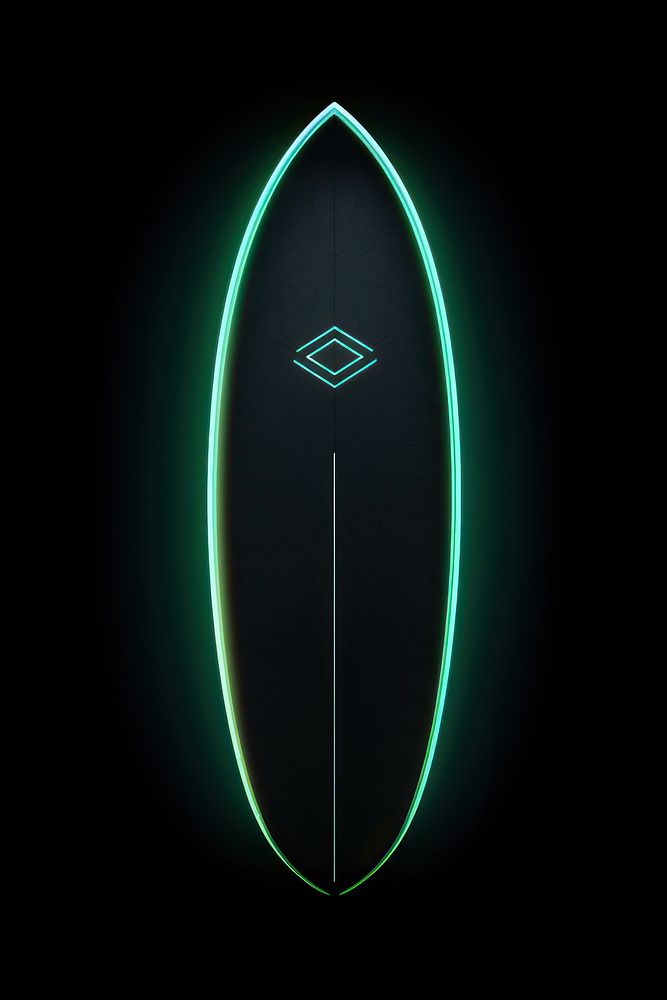 Surfboard icon sports light technology. AI generated Image by rawpixel.