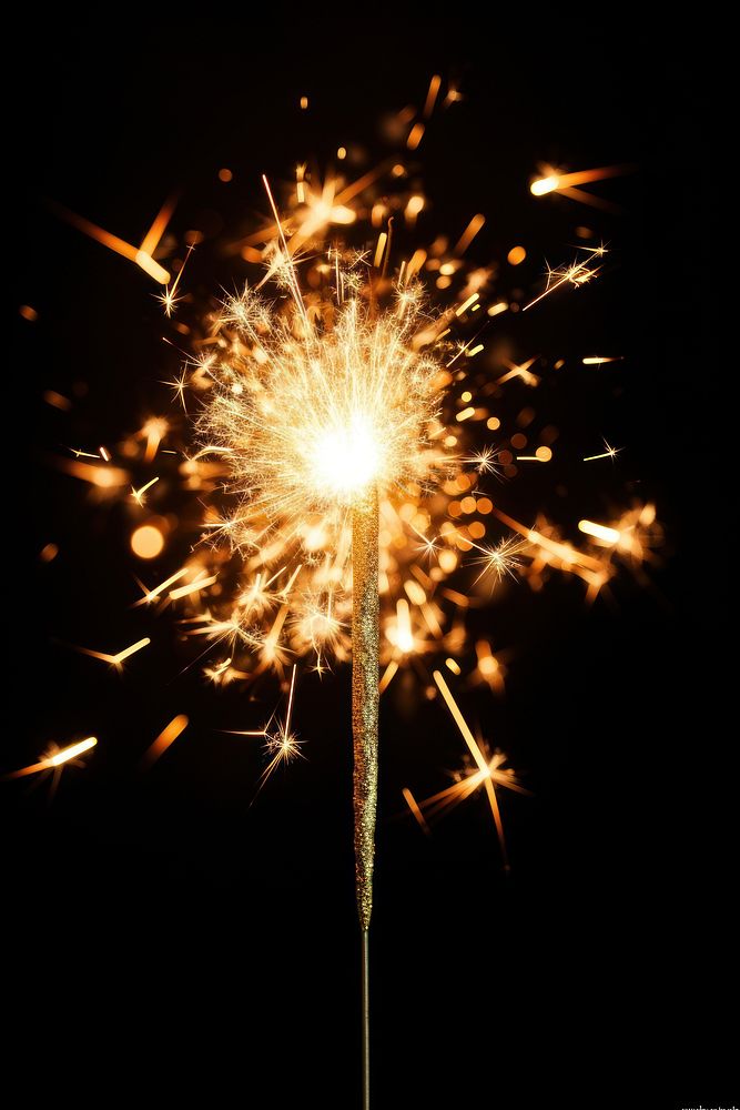 2 sparkler fireworks outdoors nature. AI generated Image by rawpixel.