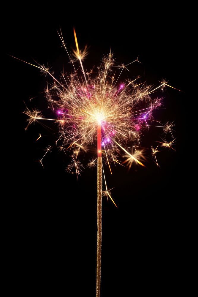 2 sparkler fireworks outdoors nature. AI generated Image by rawpixel.
