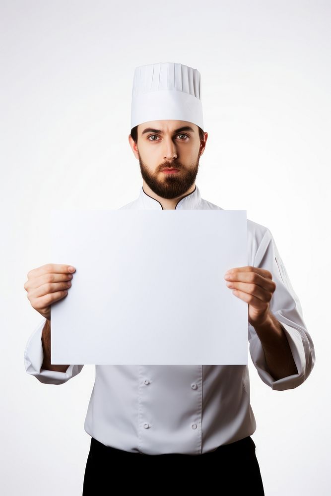 A chef in uniform man portrait holding adult. AI generated Image by rawpixel.