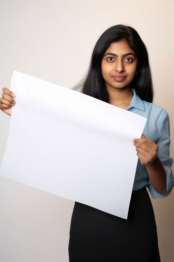 A Indian business woman portrait holding adult. AI generated Image by rawpixel.
