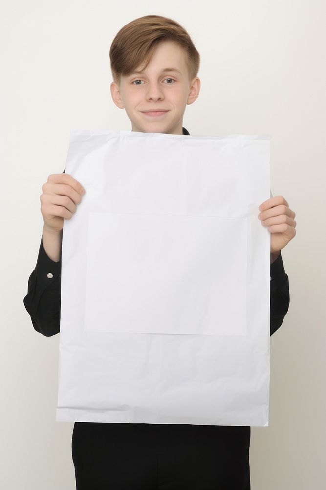 A student uniform wearing bag boy portrait white standing. AI generated Image by rawpixel.