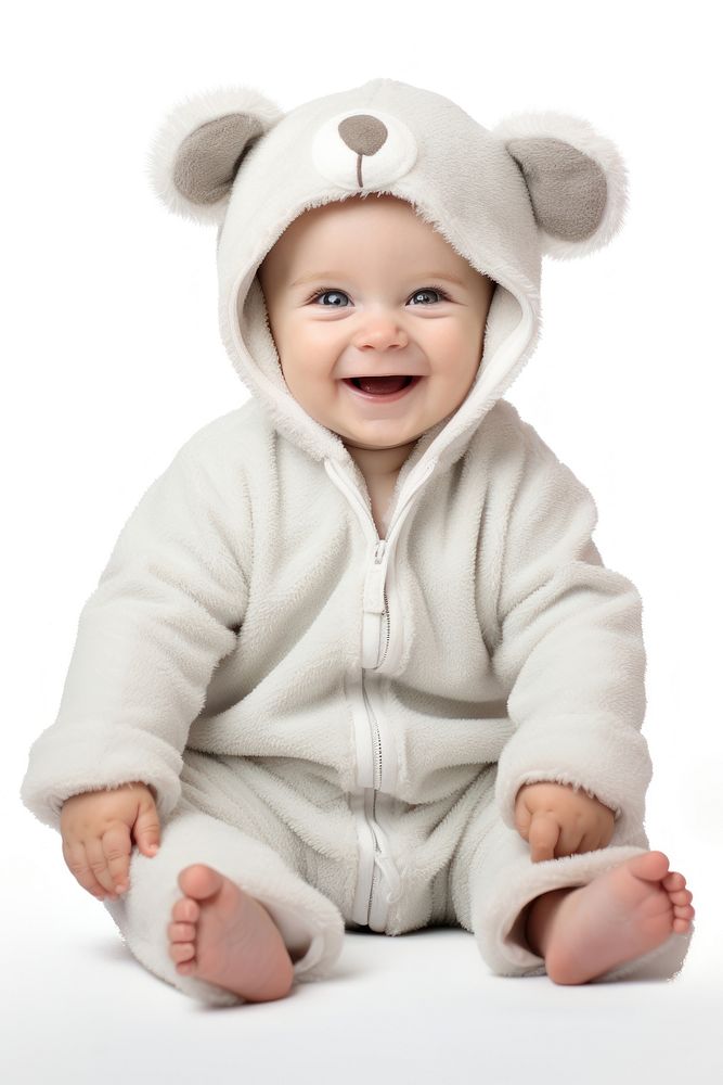 Happy baby portrait photo hood. AI generated Image by rawpixel.
