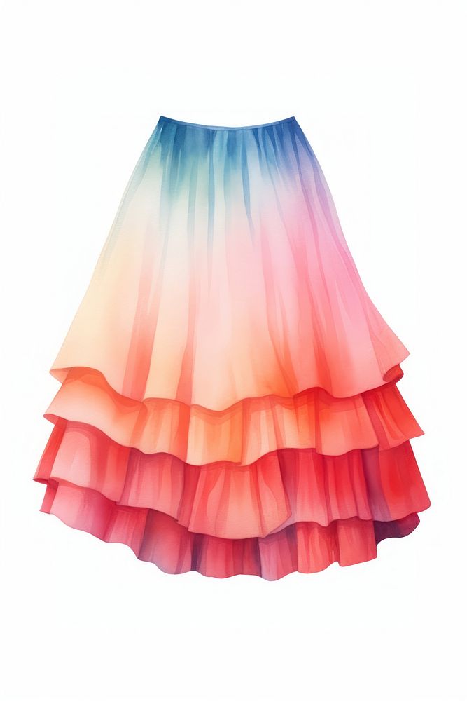 Tiered skirt miniskirt quinceañera celebration. AI generated Image by rawpixel.