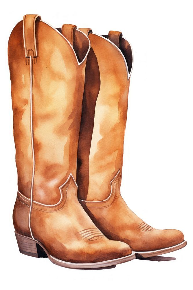 Cowboy boots footwear shoe clothing. AI generated Image by rawpixel.