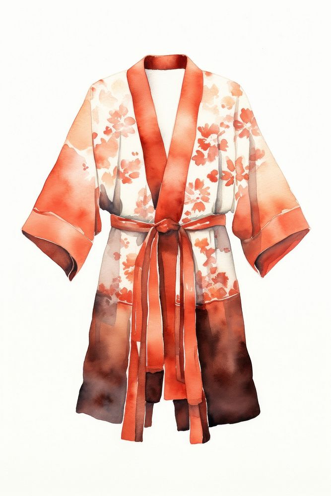 Kimono robe outerwear standing. AI generated Image by rawpixel.