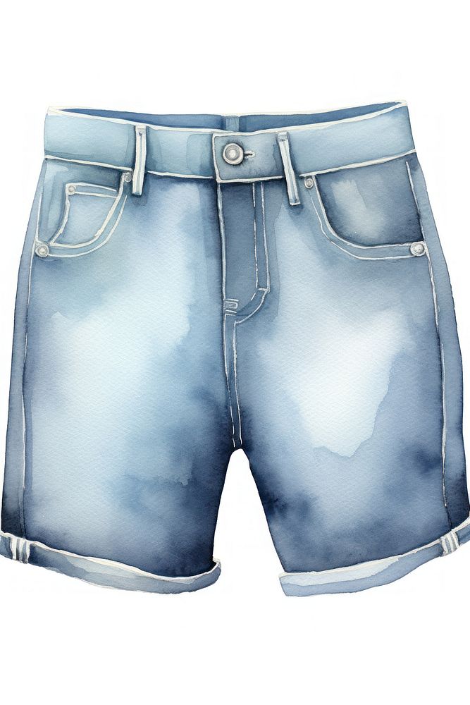 Pants jean short shorts jeans underpants. AI generated Image by rawpixel.