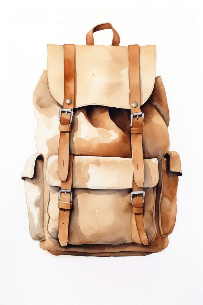 Bagpack backpack handbag accessories. AI generated Image by rawpixel.