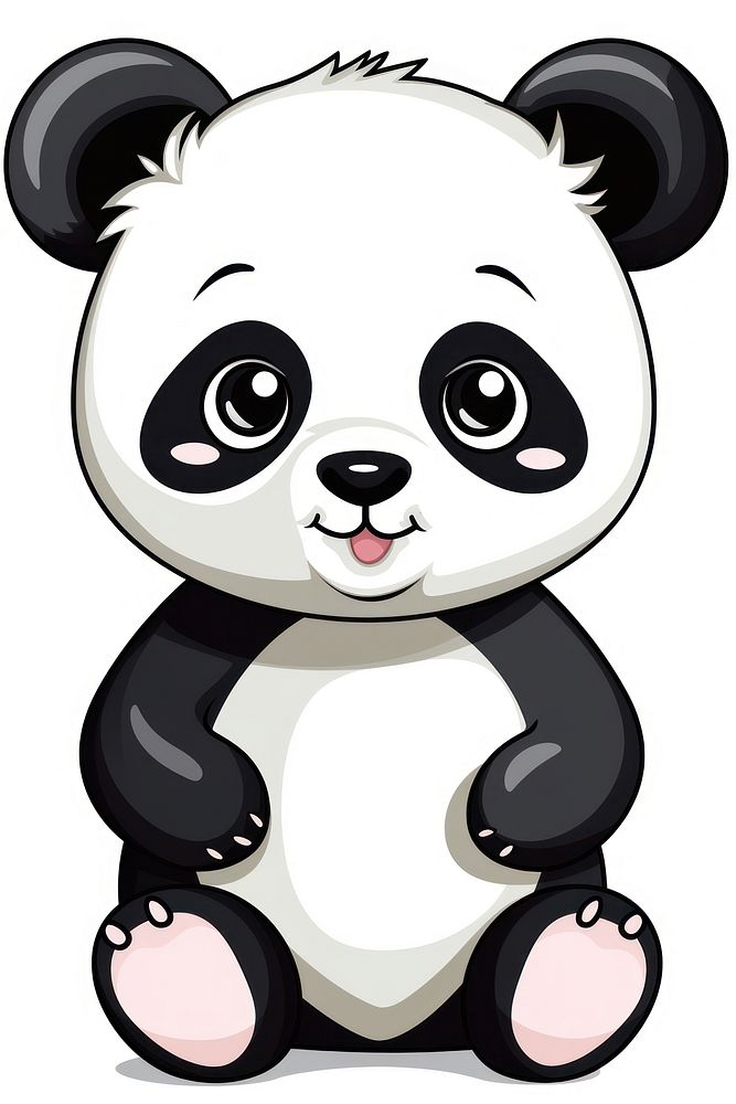 Panda cartoon mammal cute. | Premium Photo Illustration - rawpixel