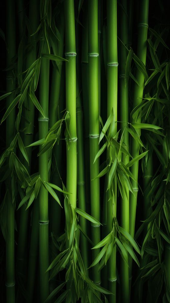 Green bamboo backgrounds nature plant. 