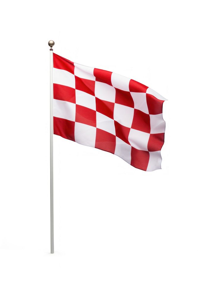 A Finish line flag white white background independence. AI generated Image by rawpixel.