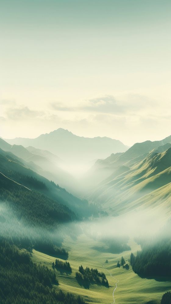 Nature landscape outdoors mountain. AI generated Image by rawpixel.