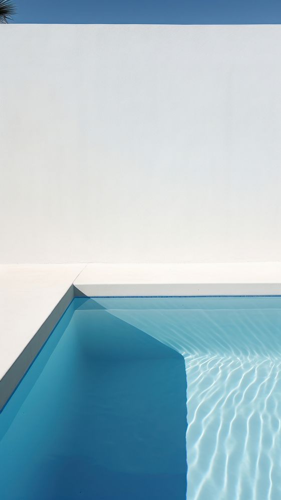 Swimming pool wall architecture tranquility. AI generated Image by rawpixel.
