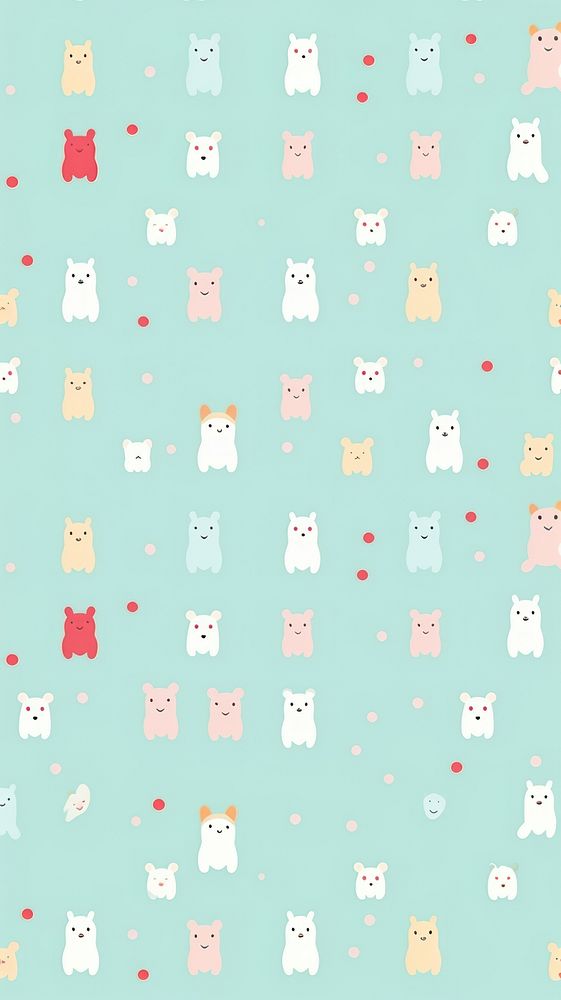 Dog pattern backgrounds confetti. AI generated Image by rawpixel.