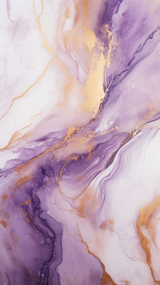 Purple and gold backgrounds marble accessories. AI generated Image by rawpixel.