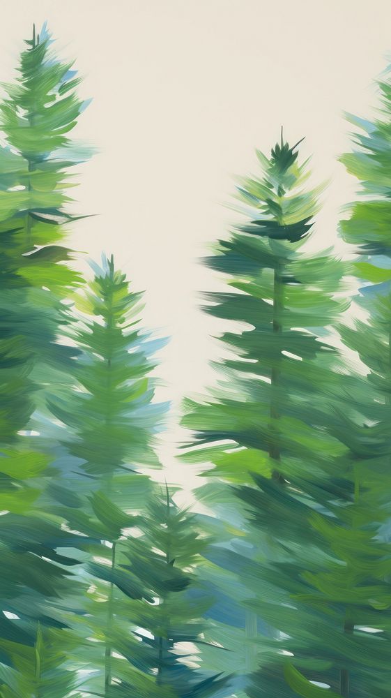 Pine forest backgrounds outdoors nature. AI generated Image by rawpixel.