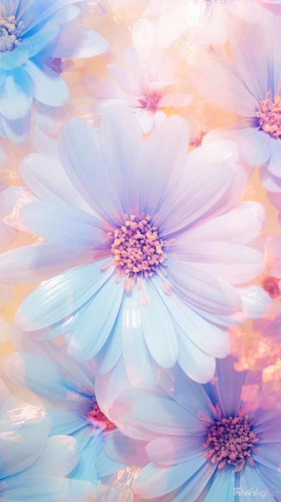Flower texture backgrounds blossom nature. AI generated Image by rawpixel.