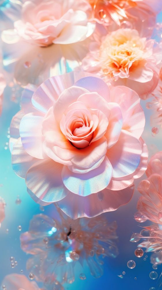 Rose flower texture backgrounds outdoors petal. AI generated Image by rawpixel.