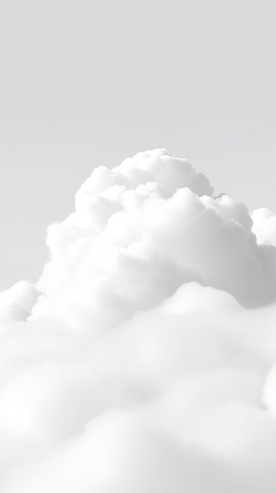 White cloud nature sky tranquility. AI generated Image by rawpixel.