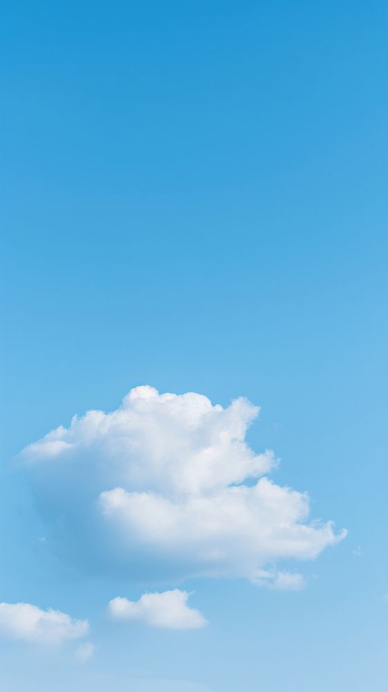 Blue sky nature outdoors cloud. AI generated Image by rawpixel.