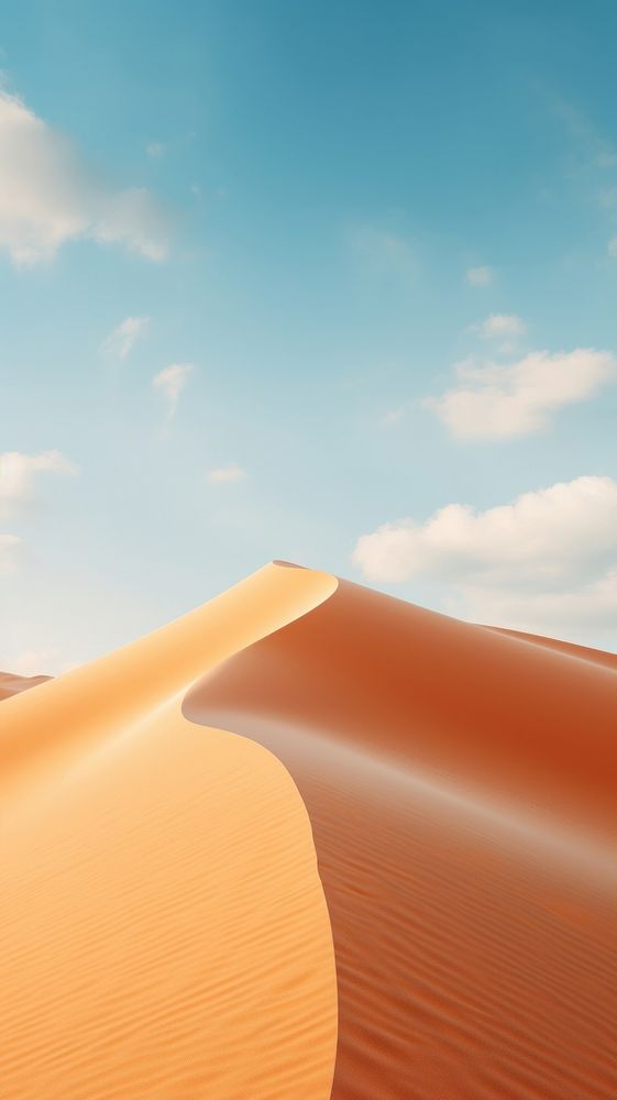 Desert nature sky outdoors. AI generated Image by rawpixel.