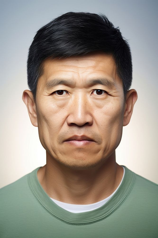 Taiwanese man portrait adult photo. AI generated Image by rawpixel.