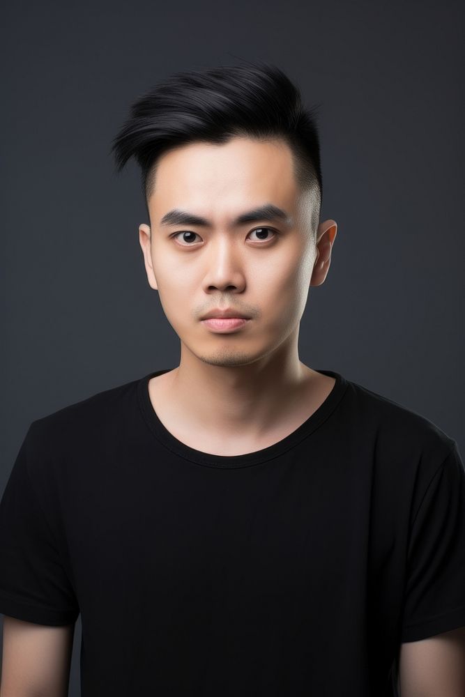 Taiwanese man portrait adult photo. AI generated Image by rawpixel.