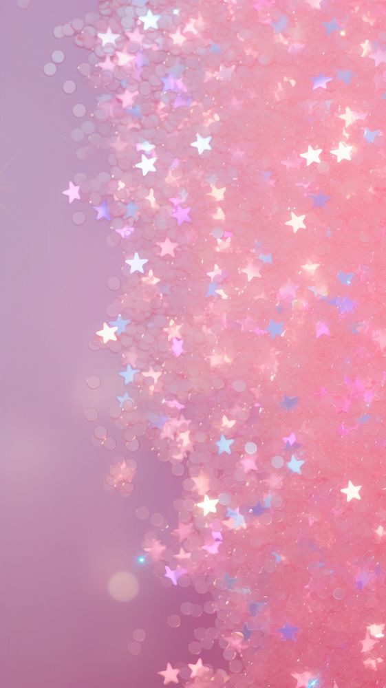 Star glitter backgrounds nature pink. AI generated Image by rawpixel.