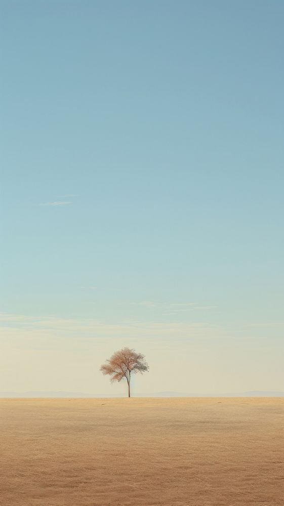 Empty landscape outdoors horizon nature. AI generated Image by rawpixel.