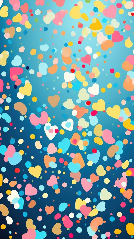 Confetti sprinkle pattern paper backgrounds. AI generated Image by rawpixel.