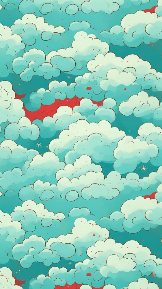 Cloud pattern wallpaper outdoors. AI generated Image by rawpixel.