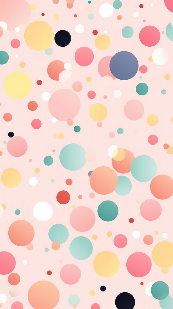 Cute confetti pattern backgrounds abstract. AI generated Image by rawpixel.