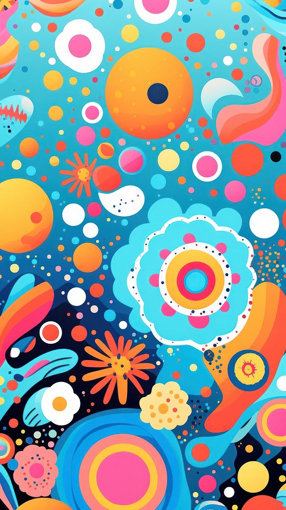 Dot pattern art backgrounds. 