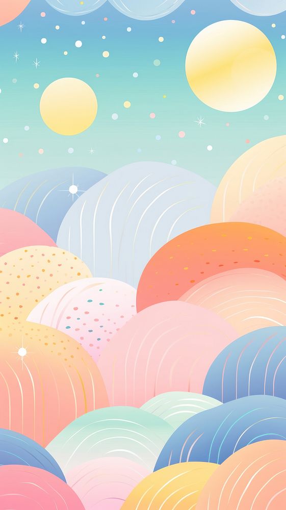 Moon pattern tranquility backgrounds. AI generated Image by rawpixel.