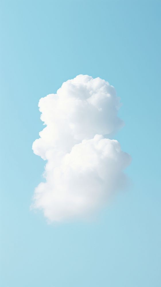 Minimal cloud outdoors nature sky. AI generated Image by rawpixel.