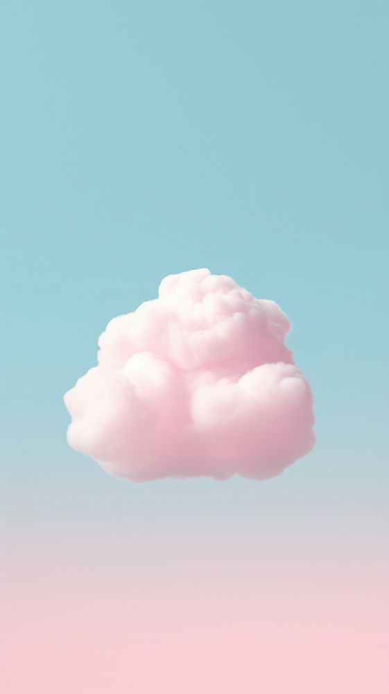 Cute cloud sky nature tranquility. AI generated Image by rawpixel.